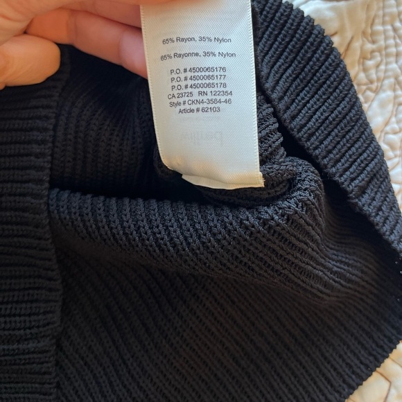 Aritzia Wilfred Black Knit Cut-out sleeve Mock-neck Top - Picture 7 of 14